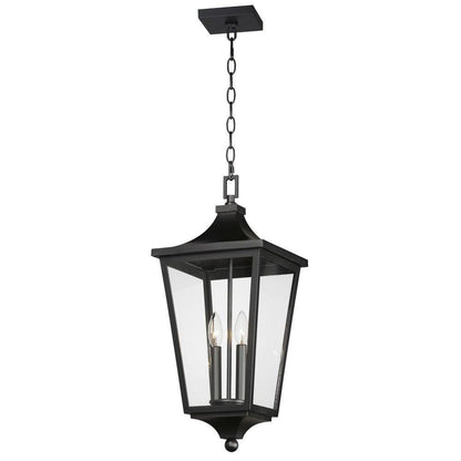 Maxim Lighting 40239CLBK Sutton Place VX 2 Light Black Outdoor Pendant Light