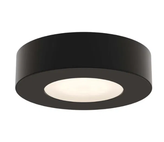 Dals Lighting 4024S-CC-BK 24V 2 Inch LED Surface Mount Puck Light, Watt 4W, 2700K/3000K/3500K/4000K/5000K