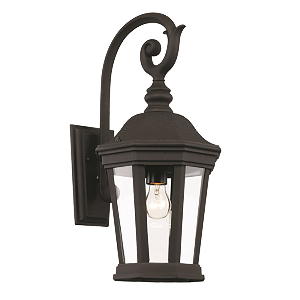 Trans Globe Lighting 40401 BK Westfield black outdoor wall lantern