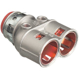 Arlignton 4040AST 1/2" Snap²It Insulated Duplex Connector, Flex/AC/MC, .485 to .612