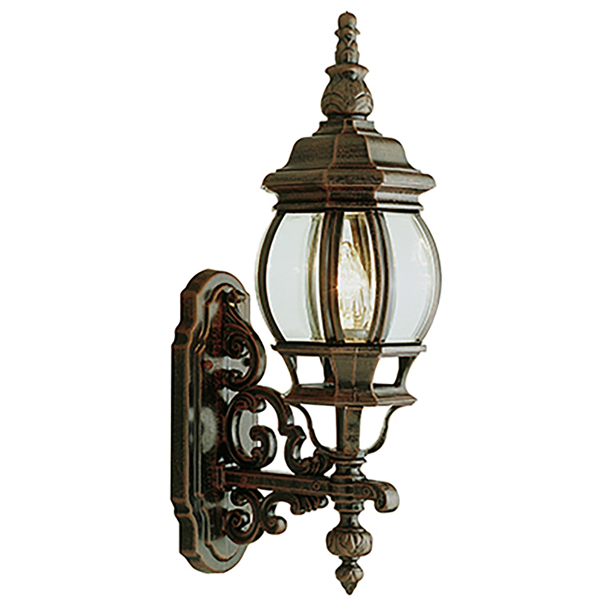 Trans Globe Lighting 4050 RT Francisco rust outdoor wall lantern wall light