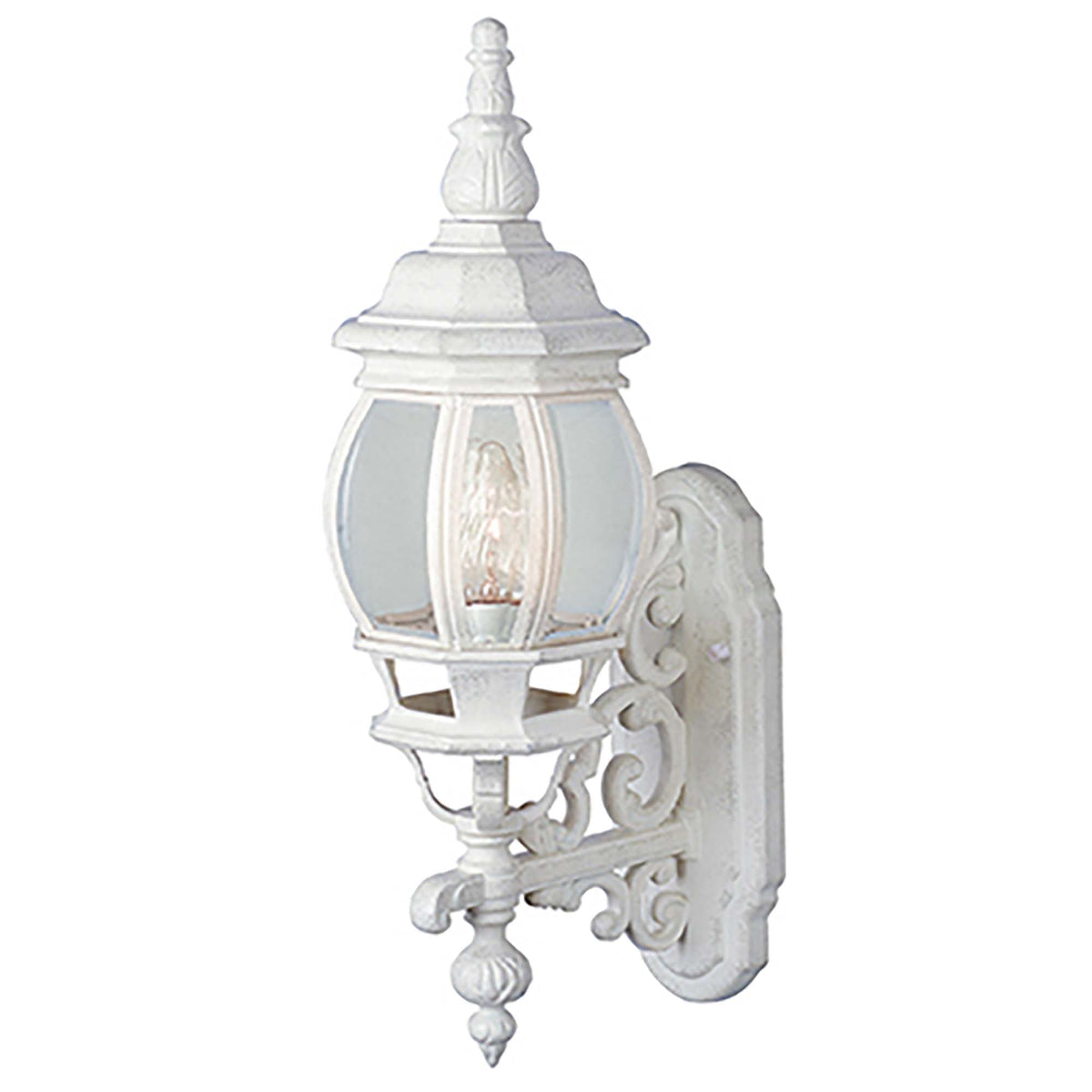 Threaded Usb Outlet Trans Globe Lighting 4050 WH LED Outdoor Wall Lantern Wall Light ...