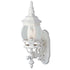 Trans Globe Lighting 4050 WH Francisco 1 Light White Outdoor Wall Lantern