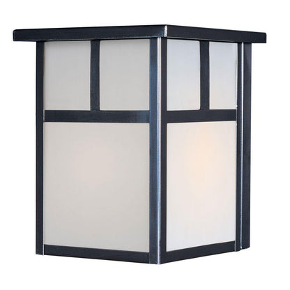 Maxim Lighting 4050WTBK Coldwater 1 Light 7.5 Inch Black Outdoor Wall Lantern - Front Angle View