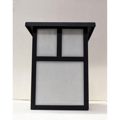 Maxim Lighting 4050WTBK Coldwater 1 Light 7.5 Inch Black Outdoor Wall Lantern - Top View