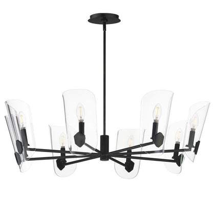 Maxim Lighting 32358CLBK Armory 8 Light 35.75 inch Black Chandelier Ceiling Light