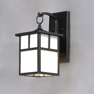 Maxim Lighting 4054WTBK Coldwater Black Outdoor Wall Lantern Front Angle View