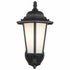 Trans Globe Lighting 4055 BK-FR Alexander black outdoor wall lantern illuminated