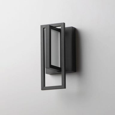 Maxim Lighting 40651BK Formation VX 1 Light 10 inch Matte Black Outdoor Wall Mount - Side View