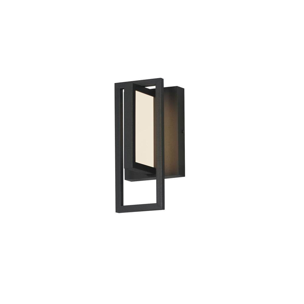 Maxim Lighting 40651BK Formation VX 1 Light 10 inch Matte Black Outdoor Wall Mount - Angled View