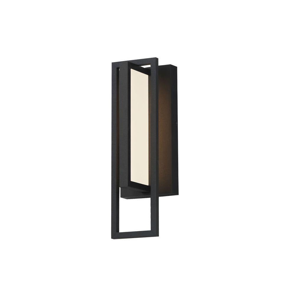 Maxim Lighting 40652BK Formation VX 1 Light 14 inch Matte Black Outdoor Wall Mount - Product on White Background