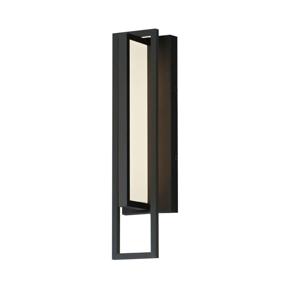 Maxim Lighting 40654BK Formation VX 1 Light 18 Inch Matte Black Outdoor Wall Light