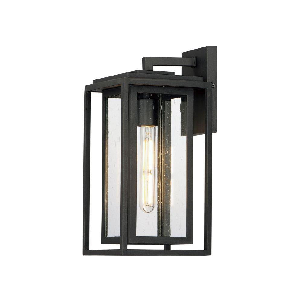 Maxim Lighting 40663CDBK Cabana VX 1 Light 15 Inch Black Outdoor Wall Sconce