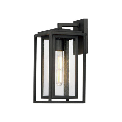 Maxim Lighting 40663CDBK Cabana VX 1 Light 15 Inch Black Outdoor Wall Sconce