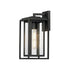 Maxim Lighting 40663CDBK Cabana VX 1 Light 15 Inch Black Outdoor Wall Sconce