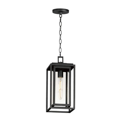 Maxim Lighting 40669CDBK Cabana VX 1 Light 7 inch Black Outdoor Pendant Light
