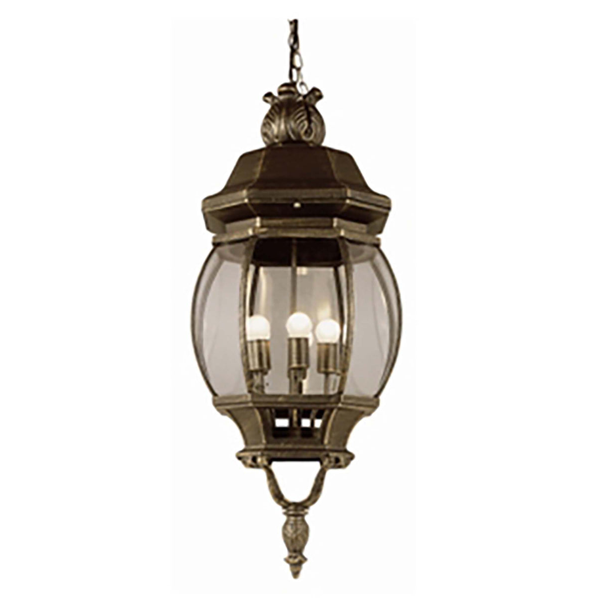 Trans Globe Lighting 4067 RT Parsons 4 light outdoor hanging lantern pendant