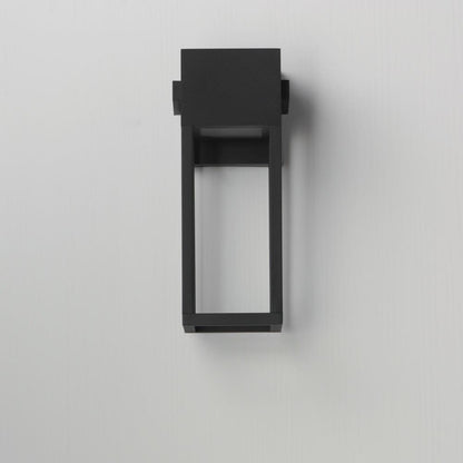Maxim Lighting 40672BK Strand VX Matte Black Outdoor LED Wall Mount - Front View Unlit