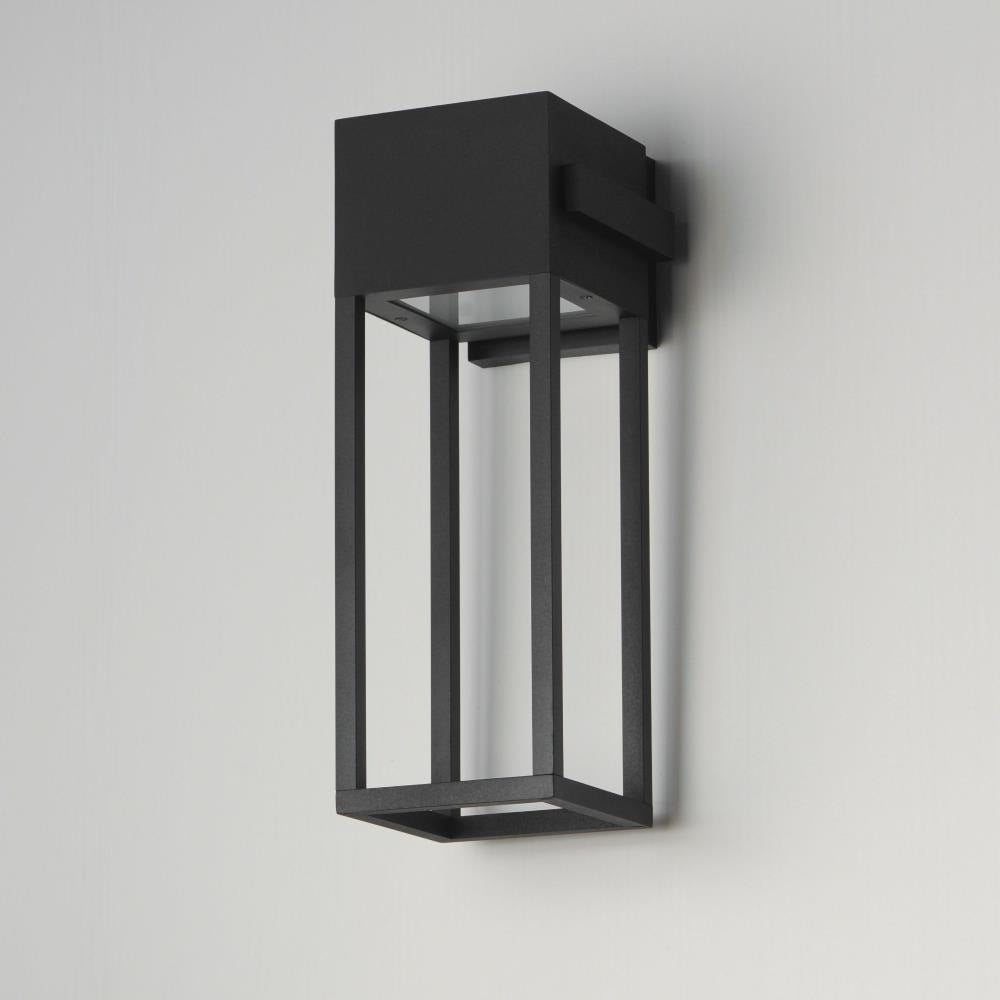 Maxim Lighting 40674BK Strand VX Matte Black LED Outdoor Wall Mount Light Angle View