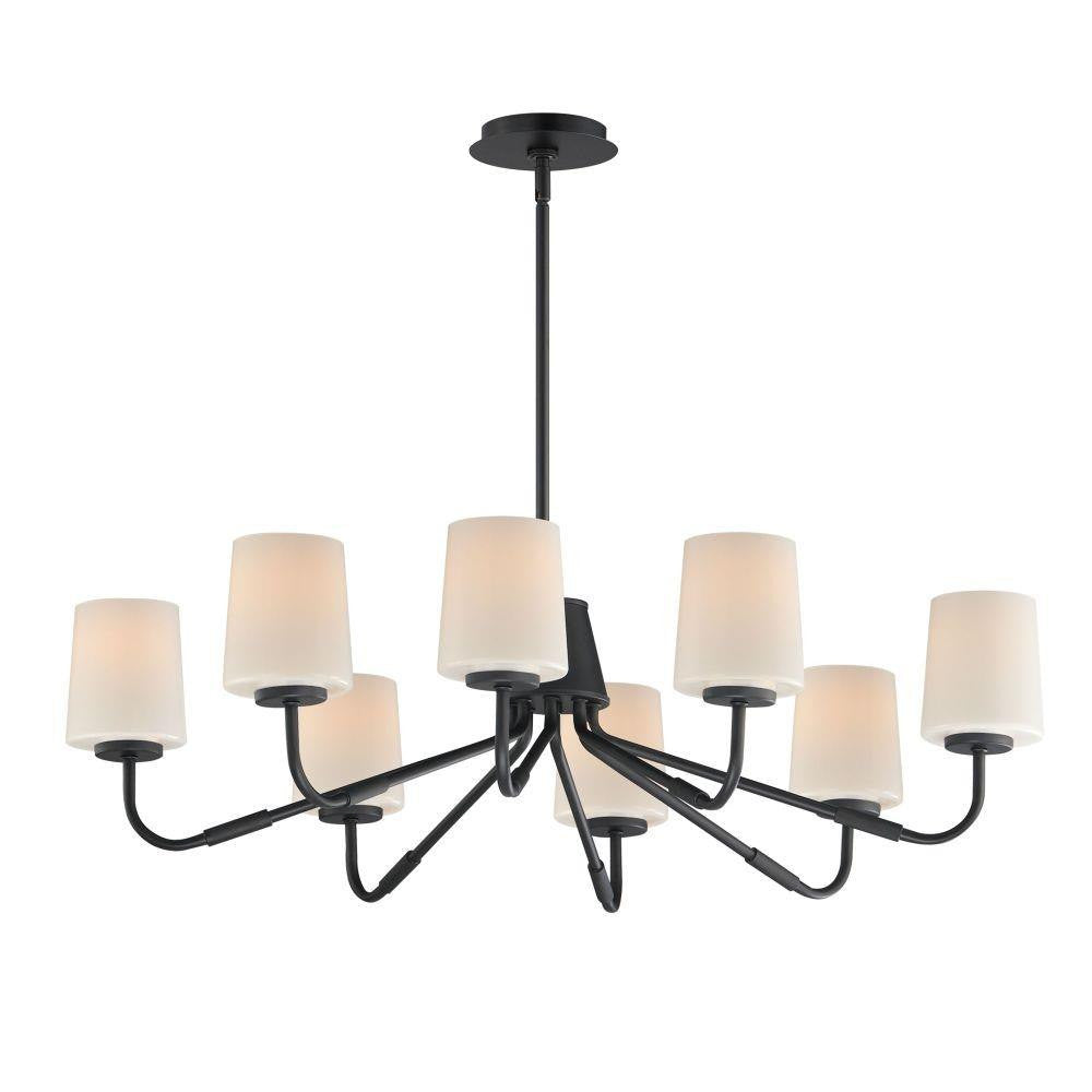 Maxim Lighting 12698WTNAB Durham 8 Light 34.25 inch Natural Aged Brass Chandelier Ceiling Light