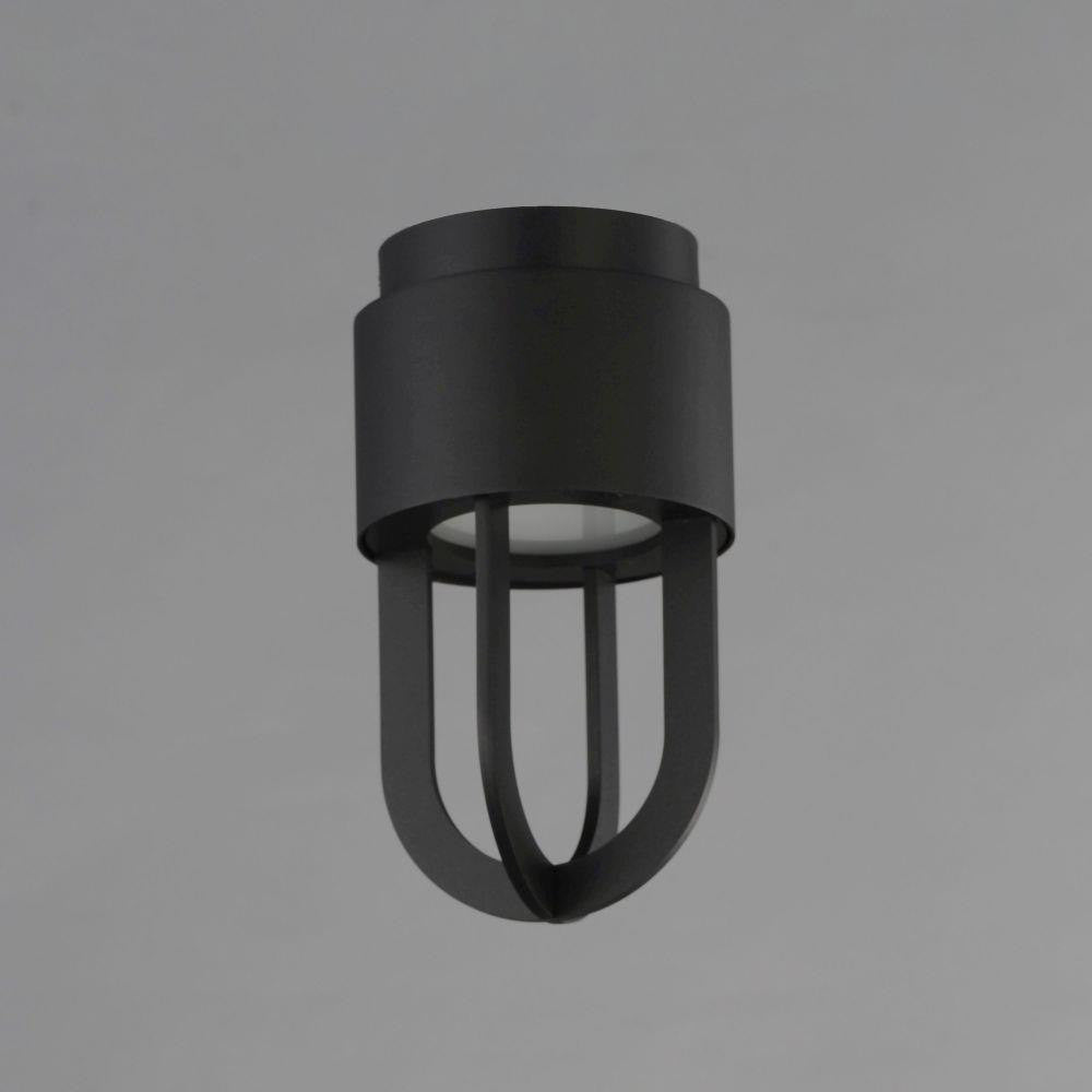 Maxim Lighting 40680BK Quayside VX Black Outdoor Flush Mount - Angle View