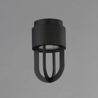 Maxim Lighting 40680BK Quayside VX Black Outdoor Flush Mount - Angle View