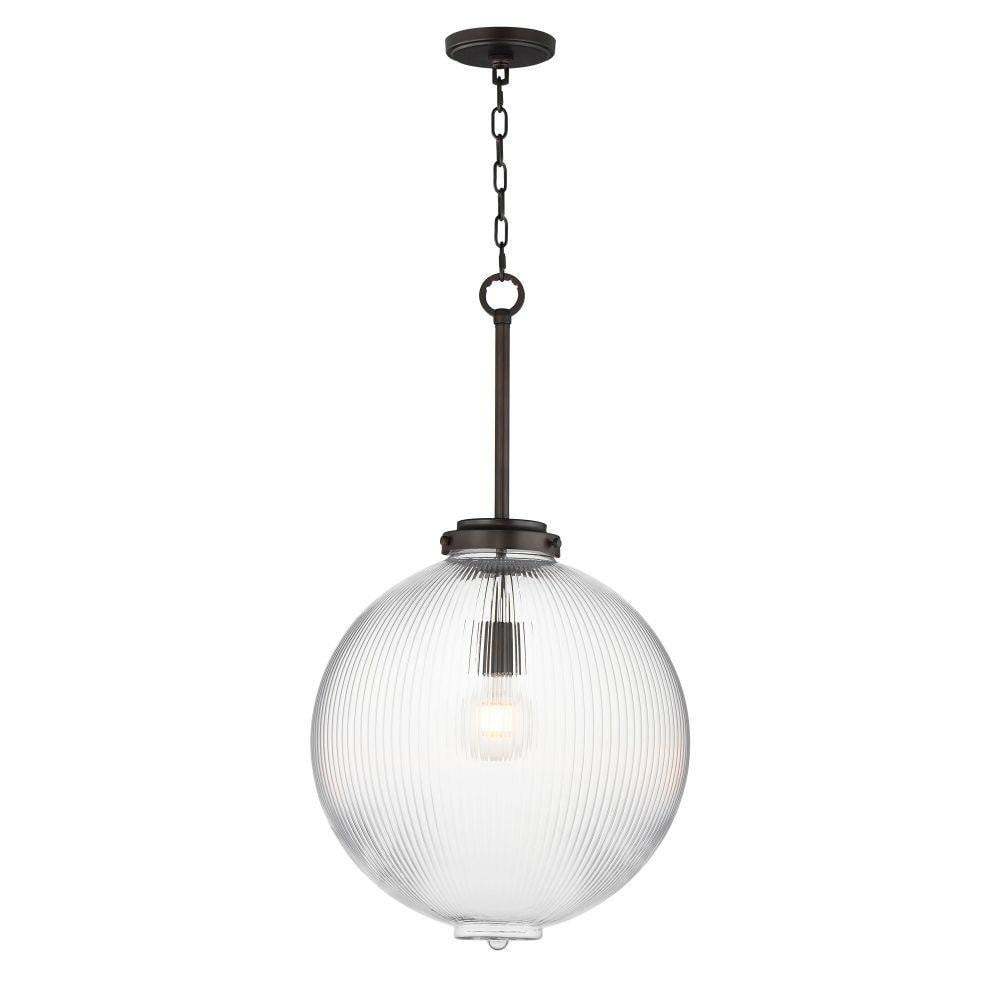 Maxim Lighting 15196CRSBR Kasbah 1 Light 28 Inch Satin Brass Pendant Ceiling Light