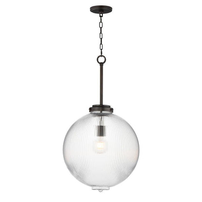 Maxim Lighting 15196CRSBR Kasbah 1 Light 28 Inch Satin Brass Pendant Ceiling Light