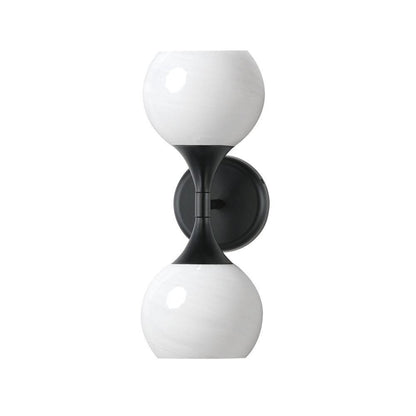 Maxim Lighting 21222MRBK Neve 2 Light Black Wall Sconce - White Background