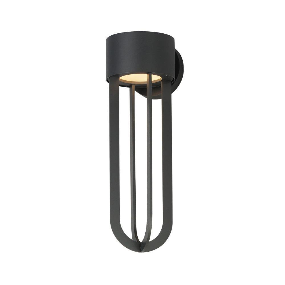 Maxim Lighting 40684BK Quayside VX 1 Light 18 Inch Matte Black LED Outdoor Wall Light