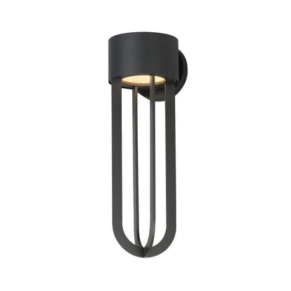 Maxim Lighting 40684BK Quayside VX 1 Light 18 Inch Matte Black LED Outdoor Wall Light