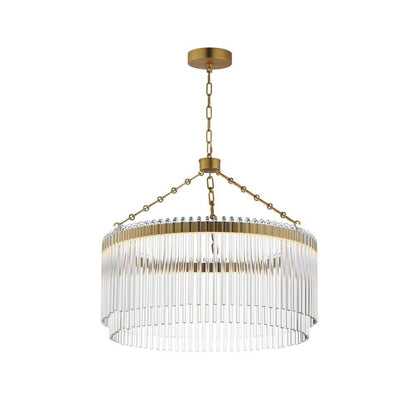Maxim Lighting 38422CLNAB Jolie 1 Light 24 inch Natural Aged Brass Pendant Ceiling Light