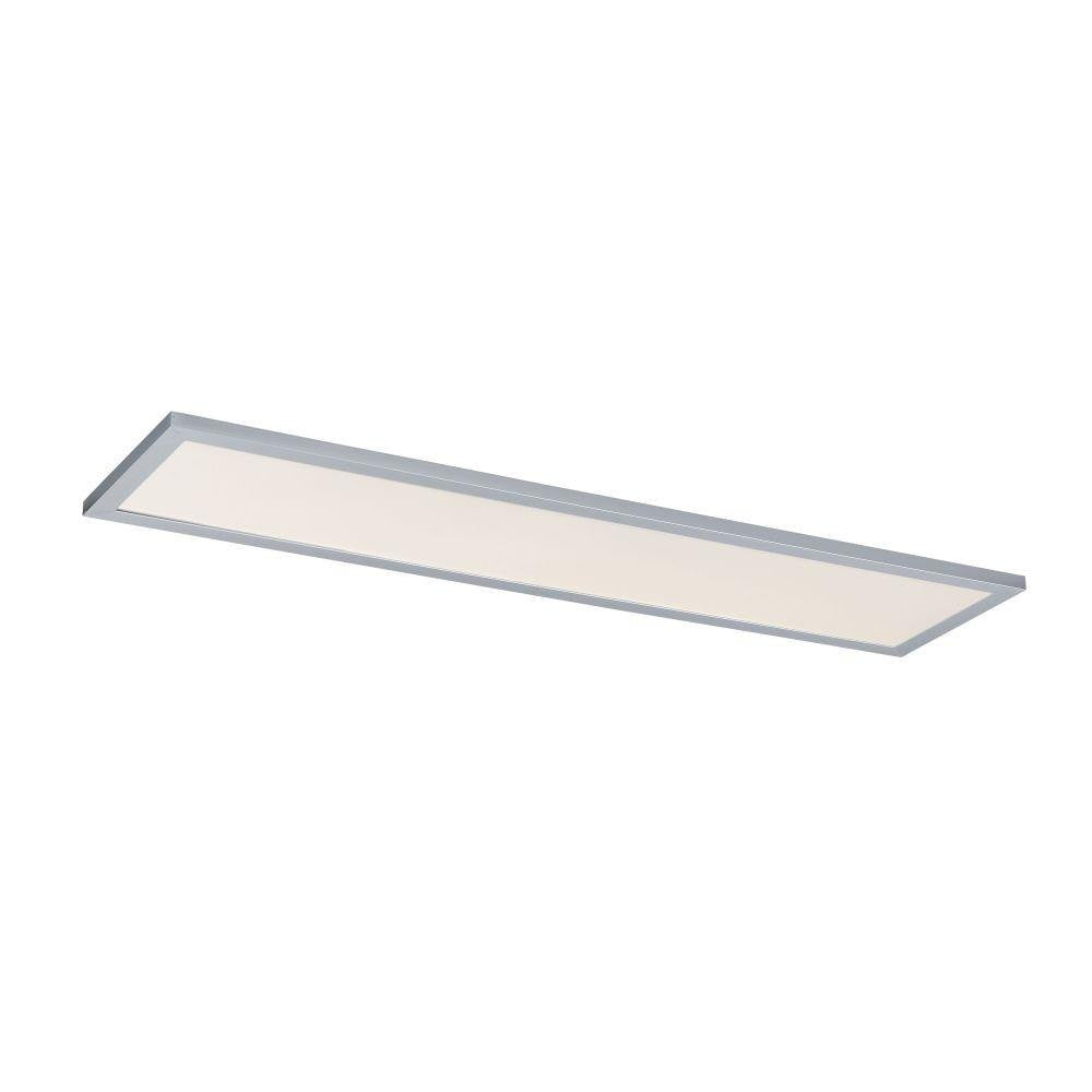 Maxim Lighting 55764WTAL Sky 40W 48 Inch Brushed Aluminum LED Flush Mount Ceiling Light