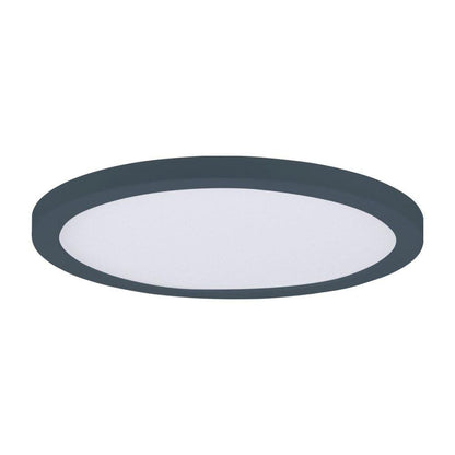 Maxim Lighting 57592WTBK Chip 1 Light 7 inch Black LED Flush Mount Ceiling Light