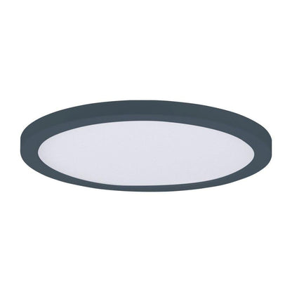 Maxim Lighting 57594WTBK Chip 1 LED 9 Inch Black Round Flush Mount Ceiling Light - Product View
