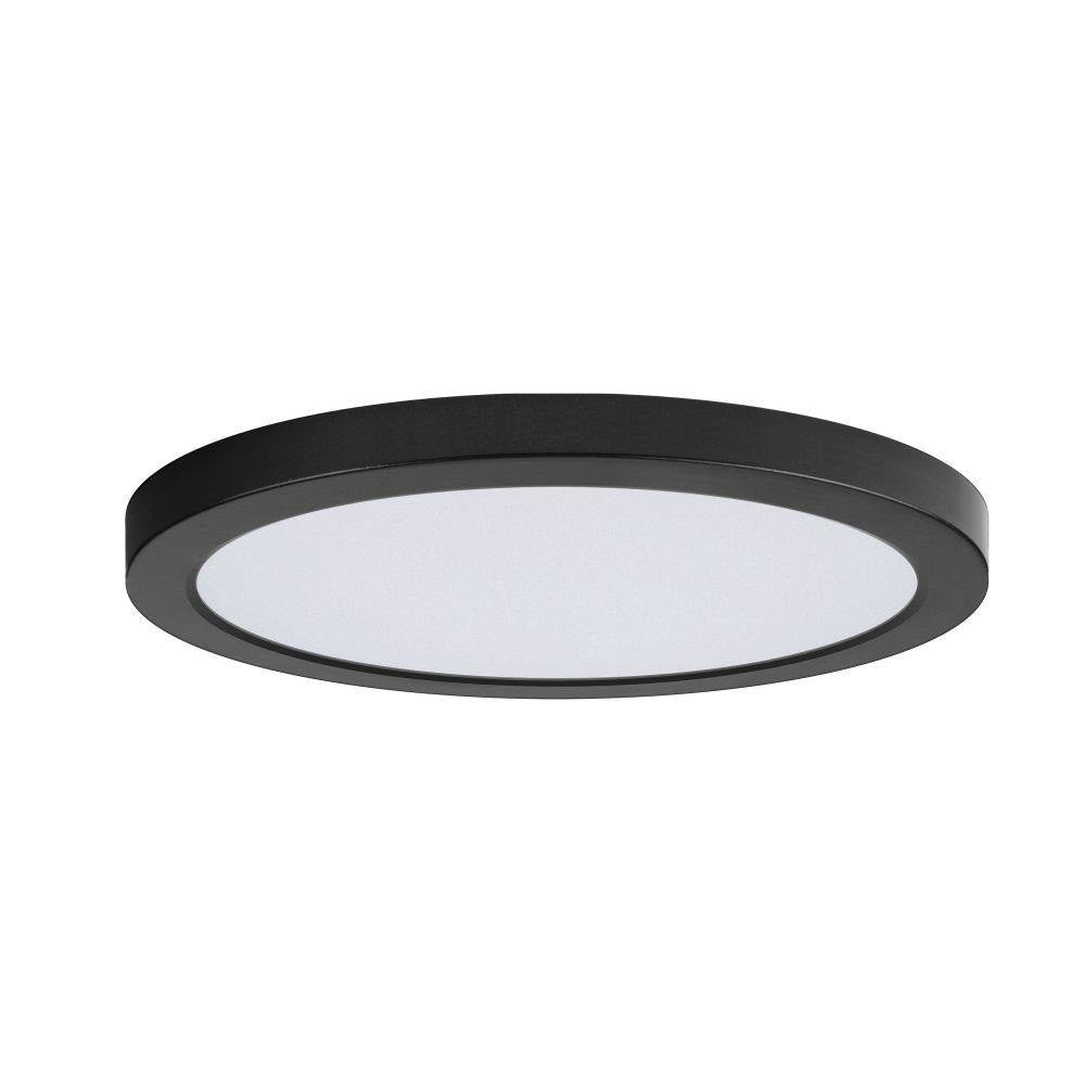 Maxim Lighting 57596WTBK Chip 1 Light 11.25 inch Black LED Flush Mount Ceiling Light