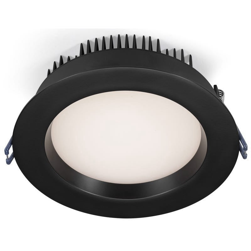 Lotus LED Lights LL6RRG-30K-BK Lotus 17 Watt 6" Round Regressed Plenum LED Warm Light - 3000K - 1020 Lumens - Black
