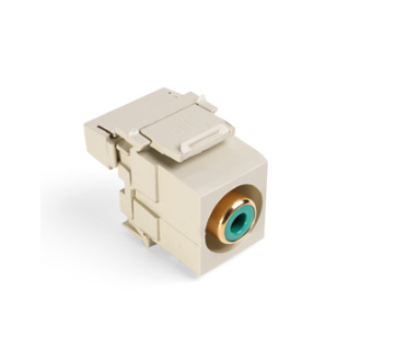 Leviton 40735-RVI RCA 110-Termination QUICKPORT™ Connector, Green ...