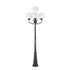 Trans Globe Lighting 4080 BK Wilshire 4 Light Black Pole Light