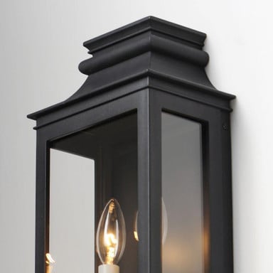 Maxim Lighting 40914CLACPBO Savannah VX 2 Light Outdoor Wall Lantern Antique Copper Black Oxide Detail View