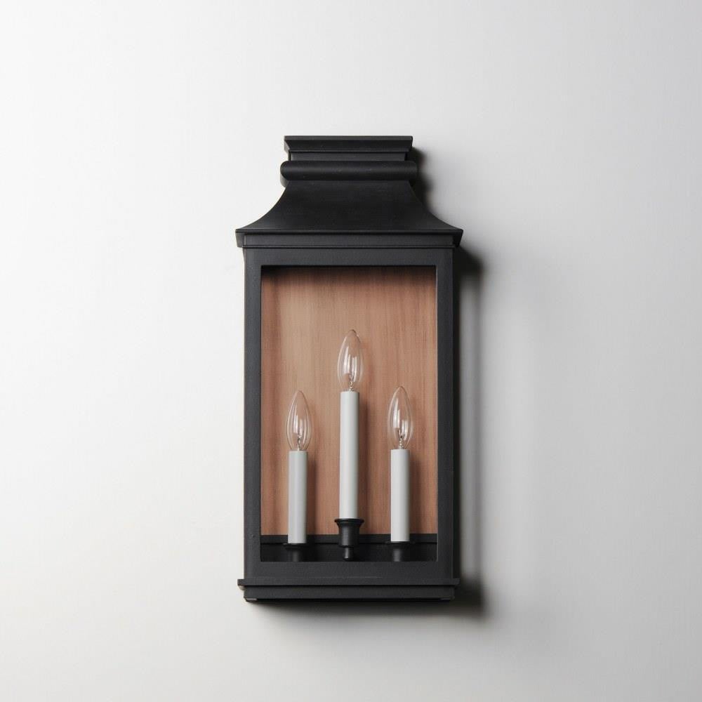 Maxim Lighting 40916CLBO Savannah VX 3 Light 22 Inch Black Oxide Outdoor Wall Lantern - Wall Mounted View