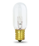 Feit Electric 40T8N T8 E17 Dimmable Filament Clear Glass Incandescent Light Bulb, Wattage 40W, Voltage 120V