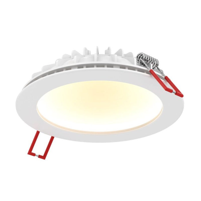 DALS Lighting IND6-DW-WH 6" Round LED Indirect Thin Downlight, Dim to Warm, Color Temperature 3K-22K,  Lumens &750 Lm, Voltage 120V, Wattage 9W, White Finish