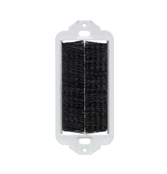 Leviton 41075-DBE Decora® Brush Passthrough Insert, Black