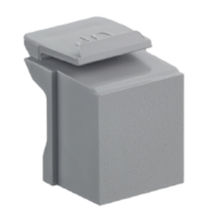 Leviton 41084-BG QuickPort Blank Insert, 10-Pack, Gray Finish