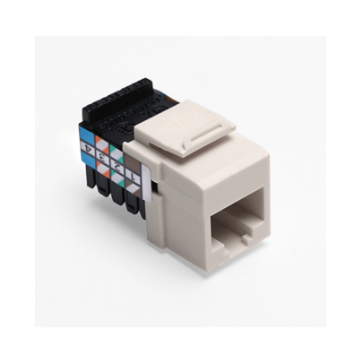 Leviton 41108-RT8 Voice Grade QUICKPORT™ Jack, 8P8C, Light Almond