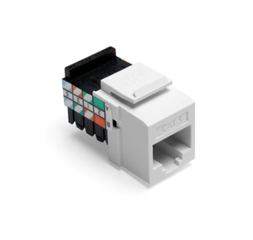 Leviton 41108-RW5 Cat 5 QUICKPORT™ Jack, White