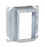 Orbit 41125 Switch Box Ring, 4 in L, 4 in W, Square, Sheet Steel, Gray, Galvanized