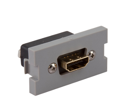 Leviton 41290-HDG HDMI® Feedthrough MOS Module, Gray
