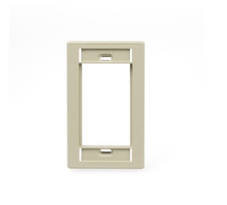 Leviton 41290-SMI Single-Gang MOS Wallplate, lvory